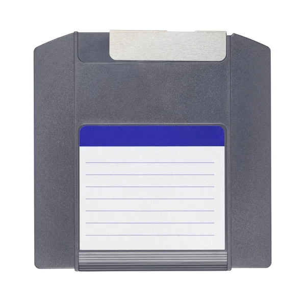 Zip Drive Disco Magnético Disquete Isolado Fundo Branco — Fotografia de Stock