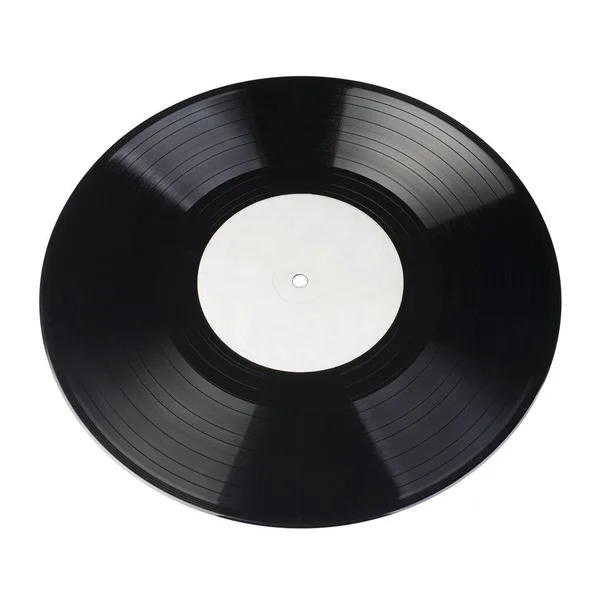 Inch Extended Play Vinyl Record Isolated White Background — Stock Photo, Image