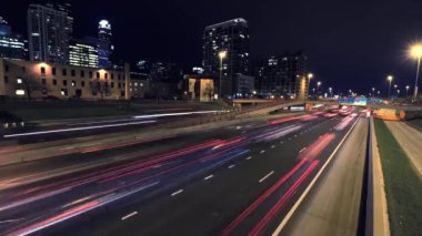 Amerikan otoyol trafik Timelapse