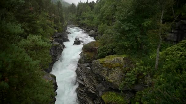 Paesaggio Paesaggistico Norvegese Nel Sud Ovest Della Norvegia — Video Stock