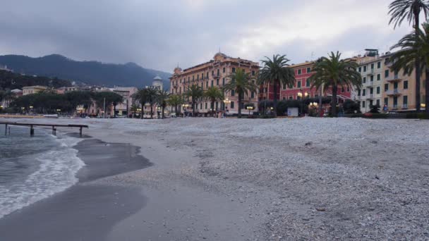 Santa Margherita Ligure Büyükşehir Şehir Cenova Bölgesi Liguria — Stok video