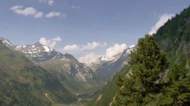 Grossglockner bölge Avusturya Alpleri'nde, Europe. Yaz dağ manzarası