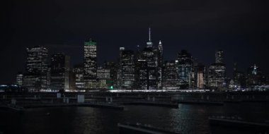 Akşam saat içinde New York, Ny, Amerika Birleşik Devletleri