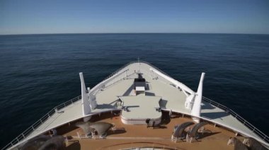 19 Kasım 2017. RMS Queen Mary 2 New York 'a hedef üzerinde Cunard hattı amiral gemisi. Kuzey Atlantik geçişi