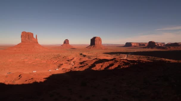 Monuments Valley Tribal Park Norte Arizona Estados Unidos América Estrada — Vídeo de Stock