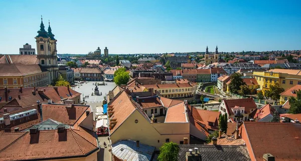 Stad van Eger, Hongarije — Stockfoto