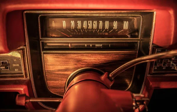 Classic Car Dashboard — Stock Photo, Image