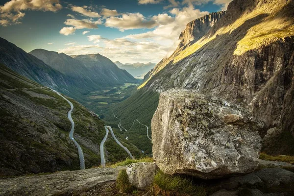 Beroemde Trollstigen Road — Stockfoto