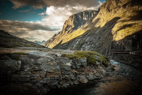 Beroemde plaats Trollstigen — Stockfoto