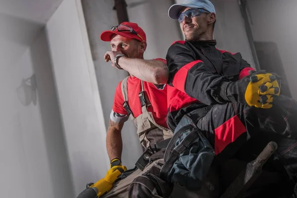 Construction Site Crew — Stock Photo, Image