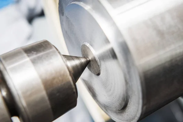 Drehmaschine Metallverarbeitung — Stockfoto