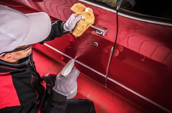 Manutenzione auto d'epoca — Foto Stock