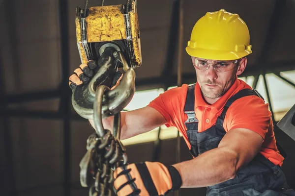 Operatör för lager Lift — Stockfoto