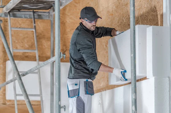 Insulation Installer Contractor — Stock Photo, Image