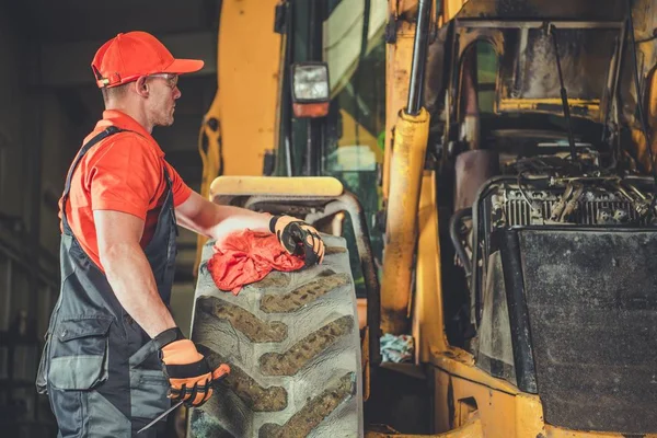 Tractor Dozer Engine Repair — Stock Photo, Image