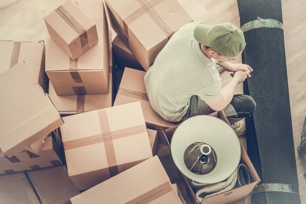 Auszug nach Scheidung — Stockfoto