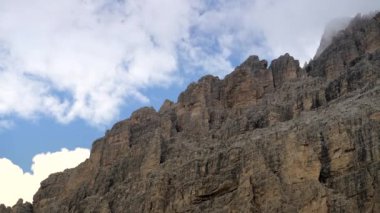 İtalyan Dolomites Cime di Lavaredo Sıradağları. Misurina, İtalya.