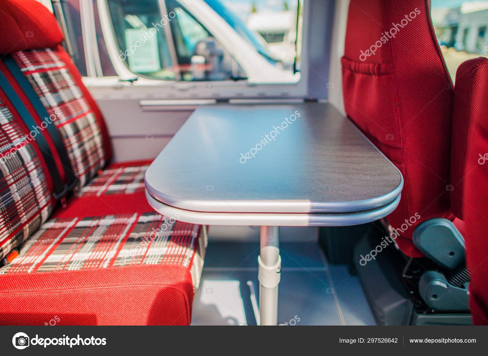 Camper Van RV Dinette Table Stock Photo by ©welcomia 297526642