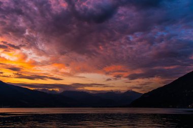 Scenic Lake Como Sunset