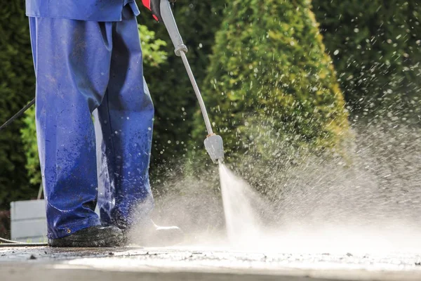 Washing House Driveway — Stock Photo, Image