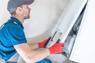 House Heating Unit Repair clipart