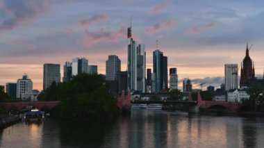 10 Ağustos 2019. Frankfurt şehri Main Darmstadt Almanya.