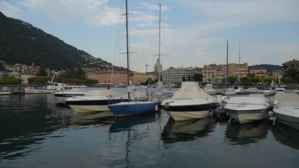 20 augustus 2019 stad Como, regio Lombardije, Italië. — Stockvideo