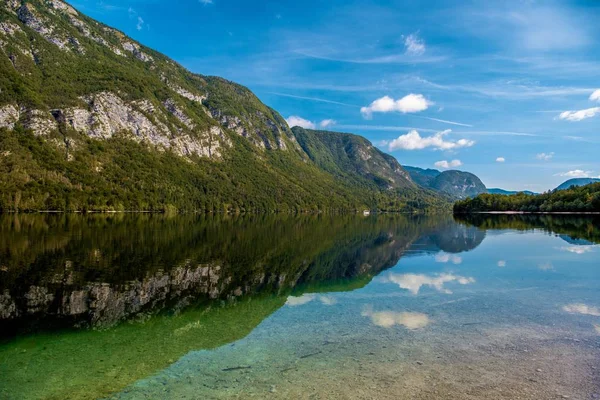 Lago di Bohinj Parco del Triglav — Foto Stock
