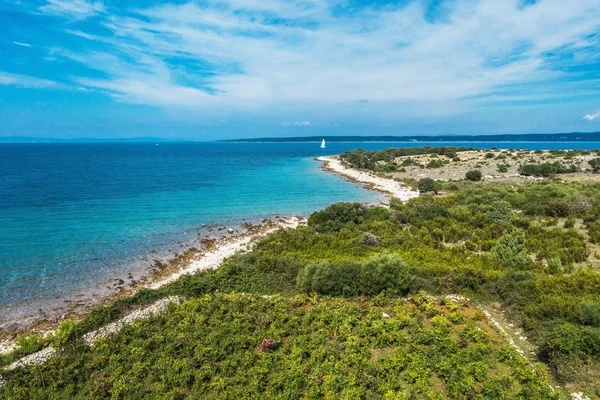 Paesaggio dell'isola mediterranea — Foto Stock