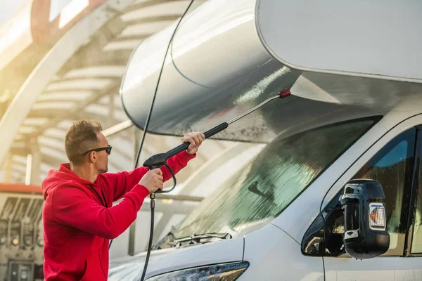 RV Camper Car Wash — Stock Photo, Image