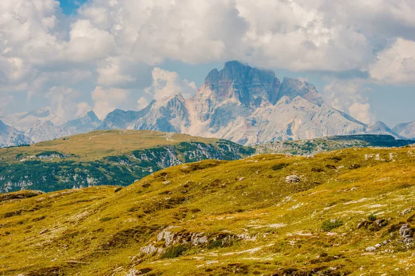 Paisaje Escénico Dolomitas Italianas Durante Tarde Verano Misurina Italia — Foto de Stock