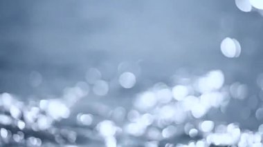 Mavi Okyanus Güneş Işığı Yansımaları Doğa Arkaplanı