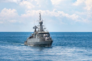 Kılavuz füze Corvette tipi donanma gemisi denizdeki iletişim hattını ya da SLOC 'u korumak için.