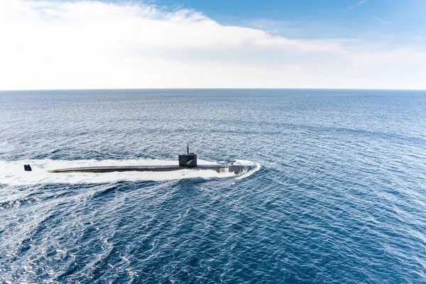 Phuket Thailand Abril 2018 Uss Louisville Ssn 724 Submarino Ataque — Fotografia de Stock