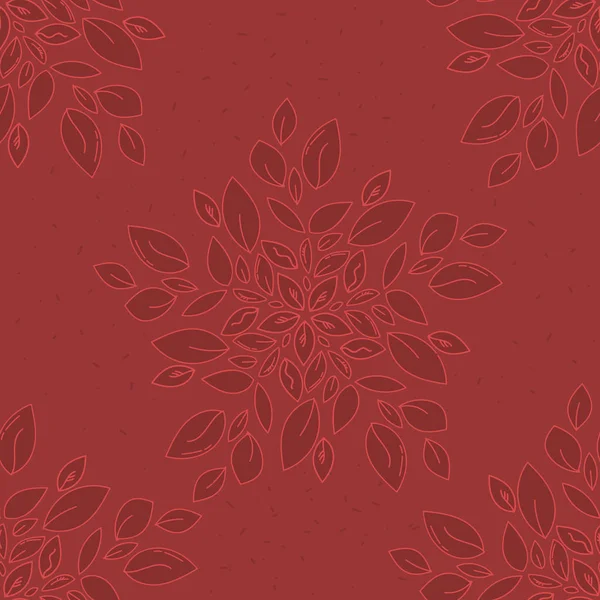 Padrão Sem Costura Ornamental Vermelho Vintage Ornamento Floral Turco Motivos —  Vetores de Stock