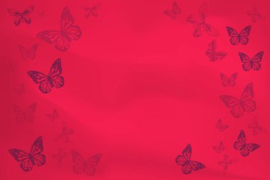 Soyut kelebek arka plan. kırmızı. Banner şablon, sizin için bir yer. çerçeve metin vektör eps10 yuvarlak. Gradyan