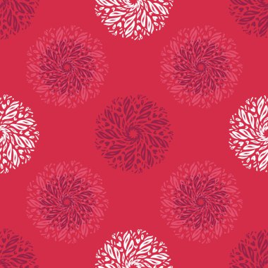 Etnik Dikişsiz Desen. Soyut Oriental Mandala Arka Plan. Duvar Kağıdı, Tekstil, Kumaş, Kağıt, web sitesi arka plan, kitap kapağı, ambalaj için. Mandala doodle Güzel çiçek arka plan, kırmızı doku