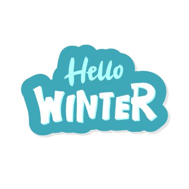 Yazı alıntısı. Merhaba kış. Yılın bu zamanı. Kaligrafi el yapımı. Şık, modern. Broşür tasarımı, poster takvimi