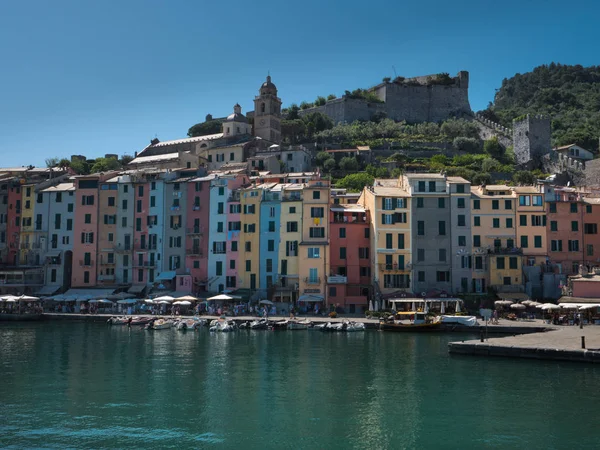 Gebäude Von Porto Venere Einem Sonnigen Tag — Stockfoto