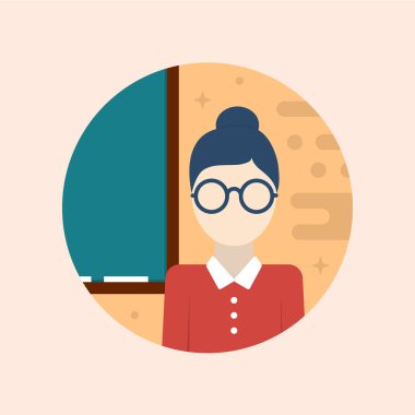 Bir öğretmen sınıfta tasarım konsepti.