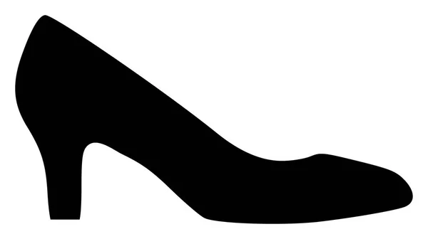 Vetor plana senhora sapato ícone — Vetor de Stock
