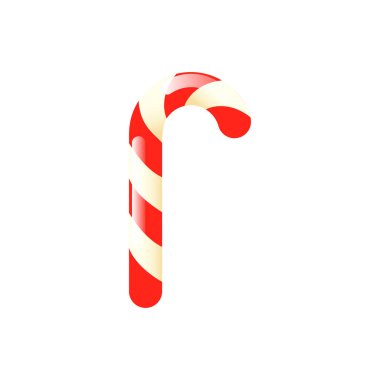 İzole çizgi film lolipop çubukları beyaz arka planda.