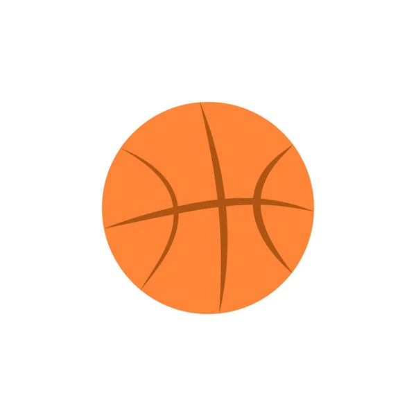 Isolated basketball ball icon on white background. — Stock Vector