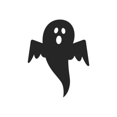 Beyaz arkaplanda izole edilmiş basit siyah döküm silueti.