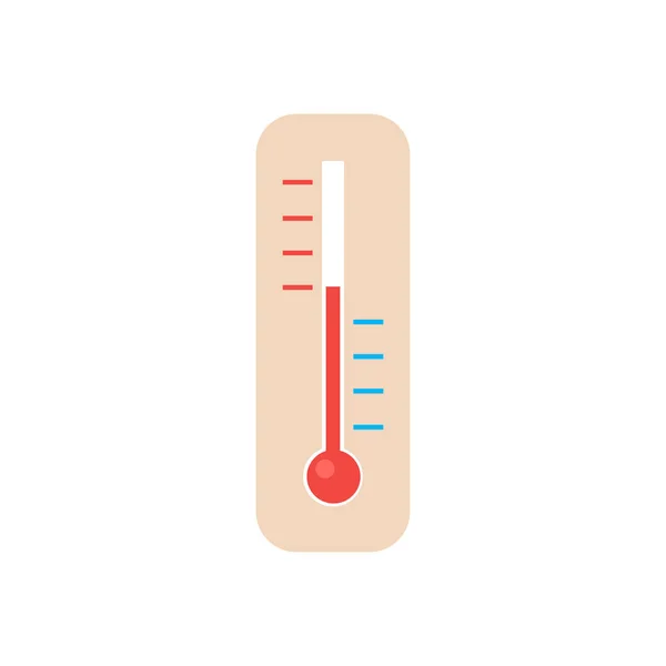 Thermometer isolated on a white background. — Stock Vector