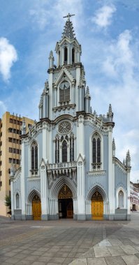 Church of the Ermita in the city of Santiago de Cali, Colombia. located in the center of the city clipart