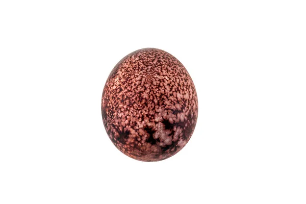 Colorate uova di Pasqua fatte a mano isolate su uno sfondo bianco — Foto Stock