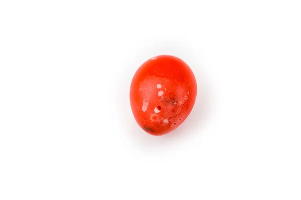 흰색 배경에 분리되어 있는 화려 한 수제 동식 물알 — 스톡 사진