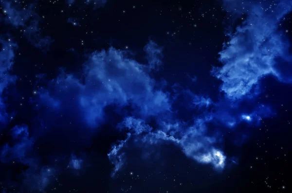 Clouds on the Night Sky — Stock Photo, Image