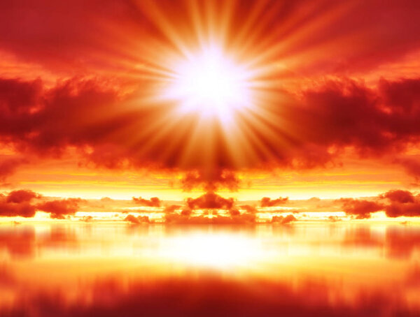 Explosion in the Red Sky